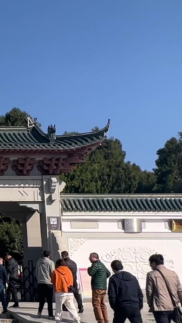 湖北省红安将军县黄麻起义英雄纪念馆红色旅游4A级景区素材视频的预览图