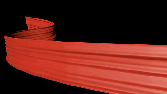 红色飘带透明视频素材视频的预览图