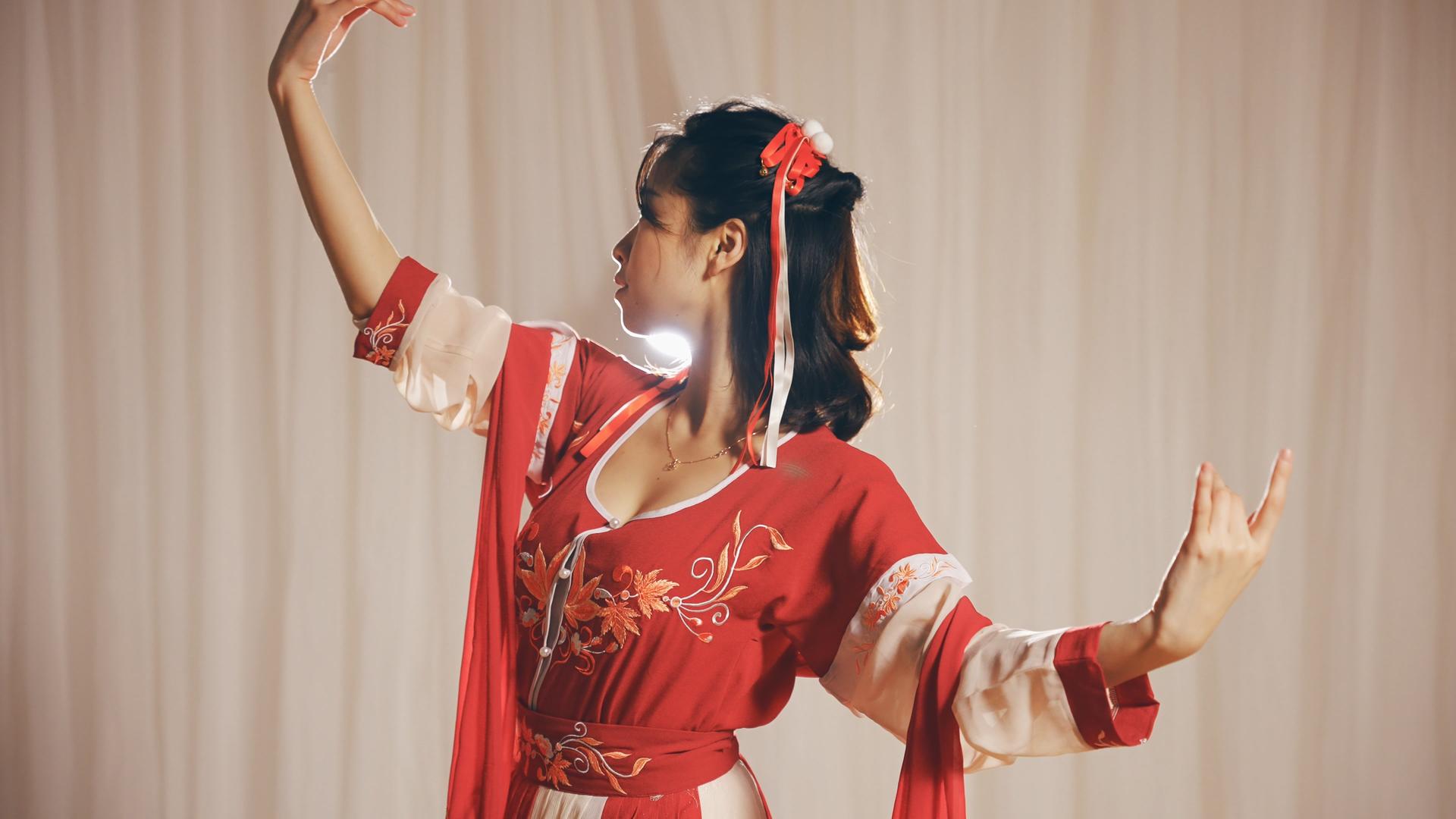 4K中国传统舞蹈表演视频的预览图