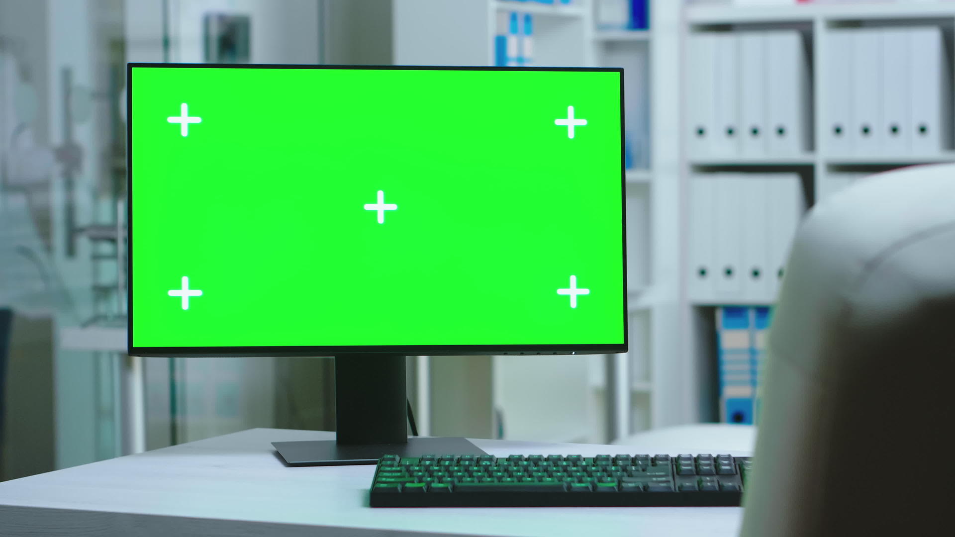 绿屏计算机视频的预览图