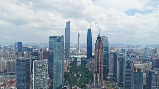 广州珠江新城城市天际线视频的预览图