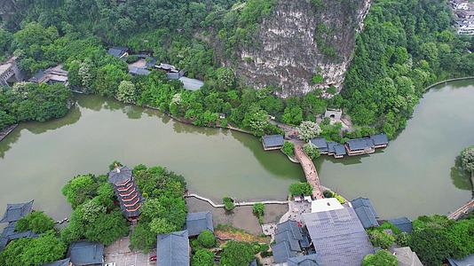 广西桂林木龙湖4K航拍景区视频的预览图