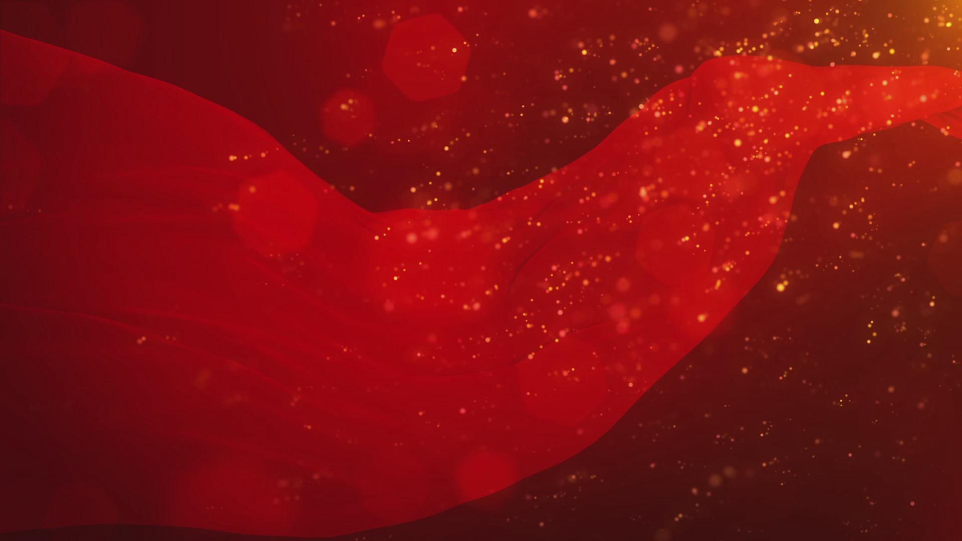 大气红绸舞台背景视频的预览图