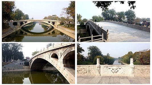 4K拍摄河北赵县赵州桥视频的预览图