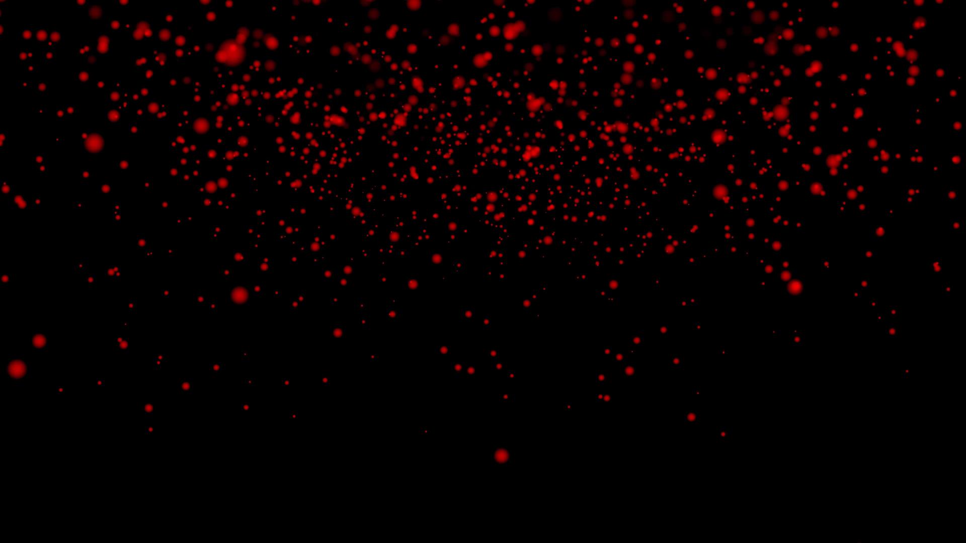 红色血红透明雪球效应视频的预览图