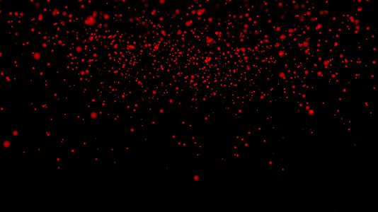 红色血红透明雪球效应视频的预览图