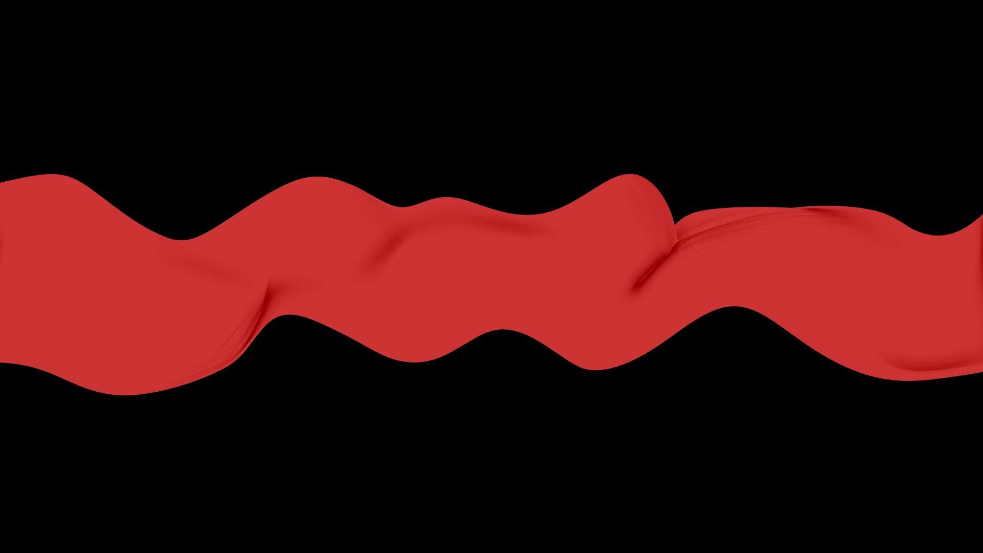 红色丝绸元素视频的预览图