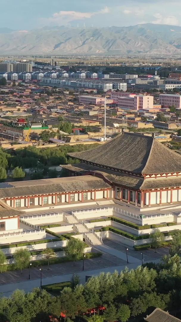 山西省应县木塔及寺庙风景视频的预览图