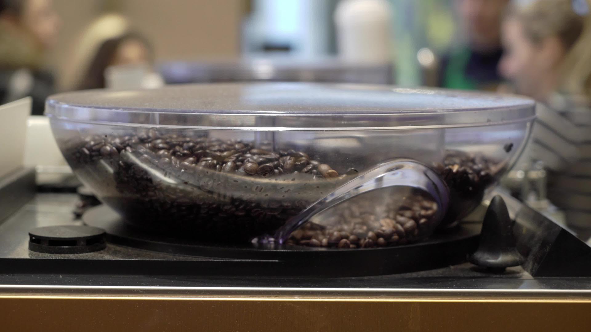 机器咖啡豆视频的预览图