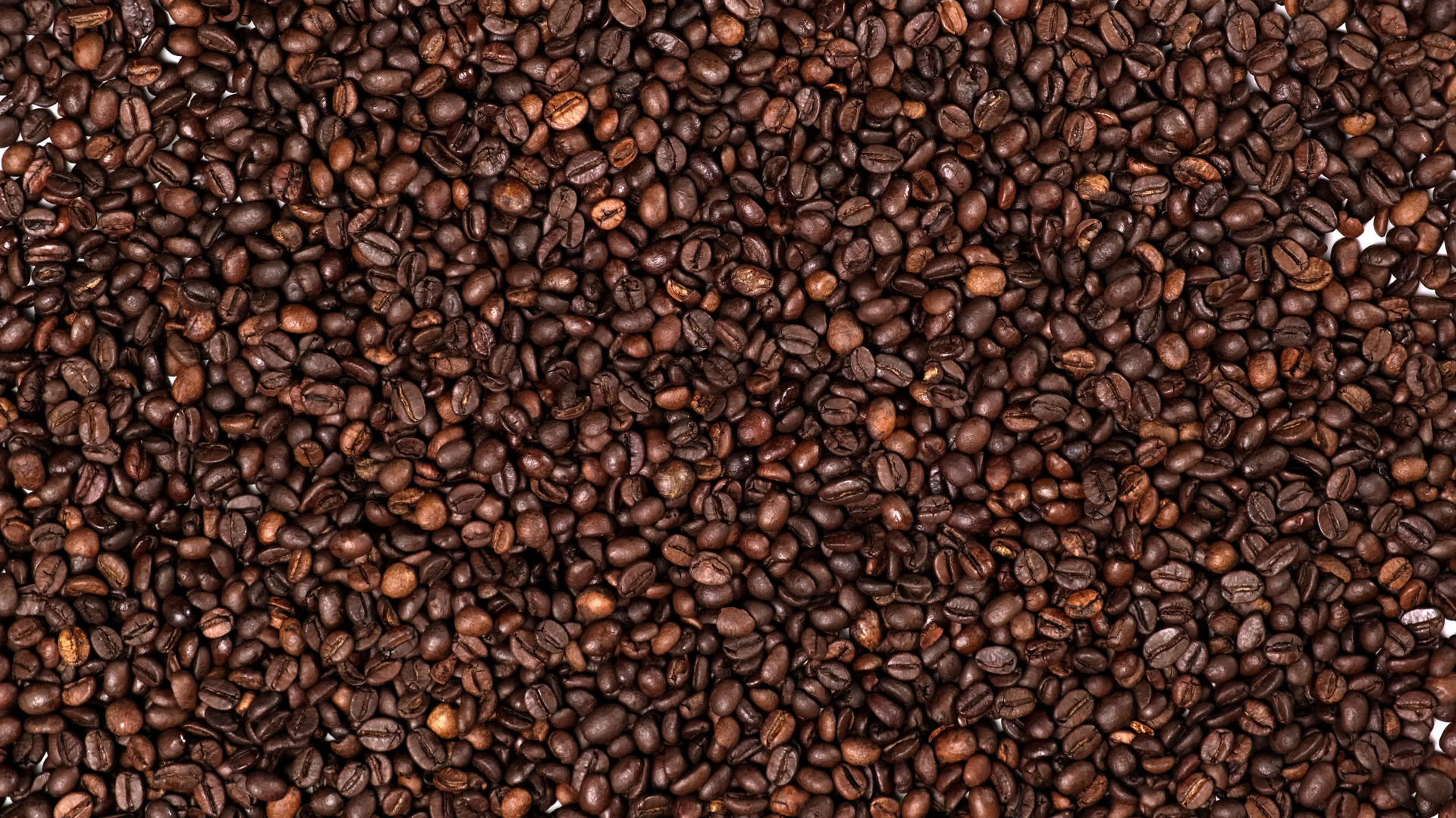 棕色咖啡豆的全框架成分旋转视频的预览图