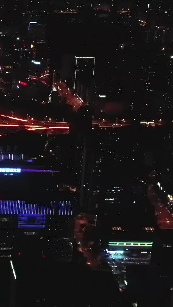 成都天府立交夜景航拍视频的预览图