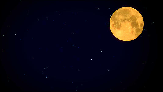 月亮星星素材视频的预览图
