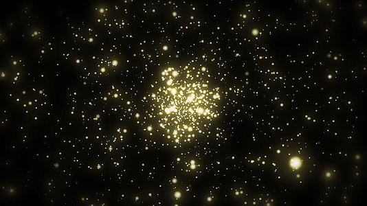 唯美粒子星空穿梭爆炸元素视频的预览图