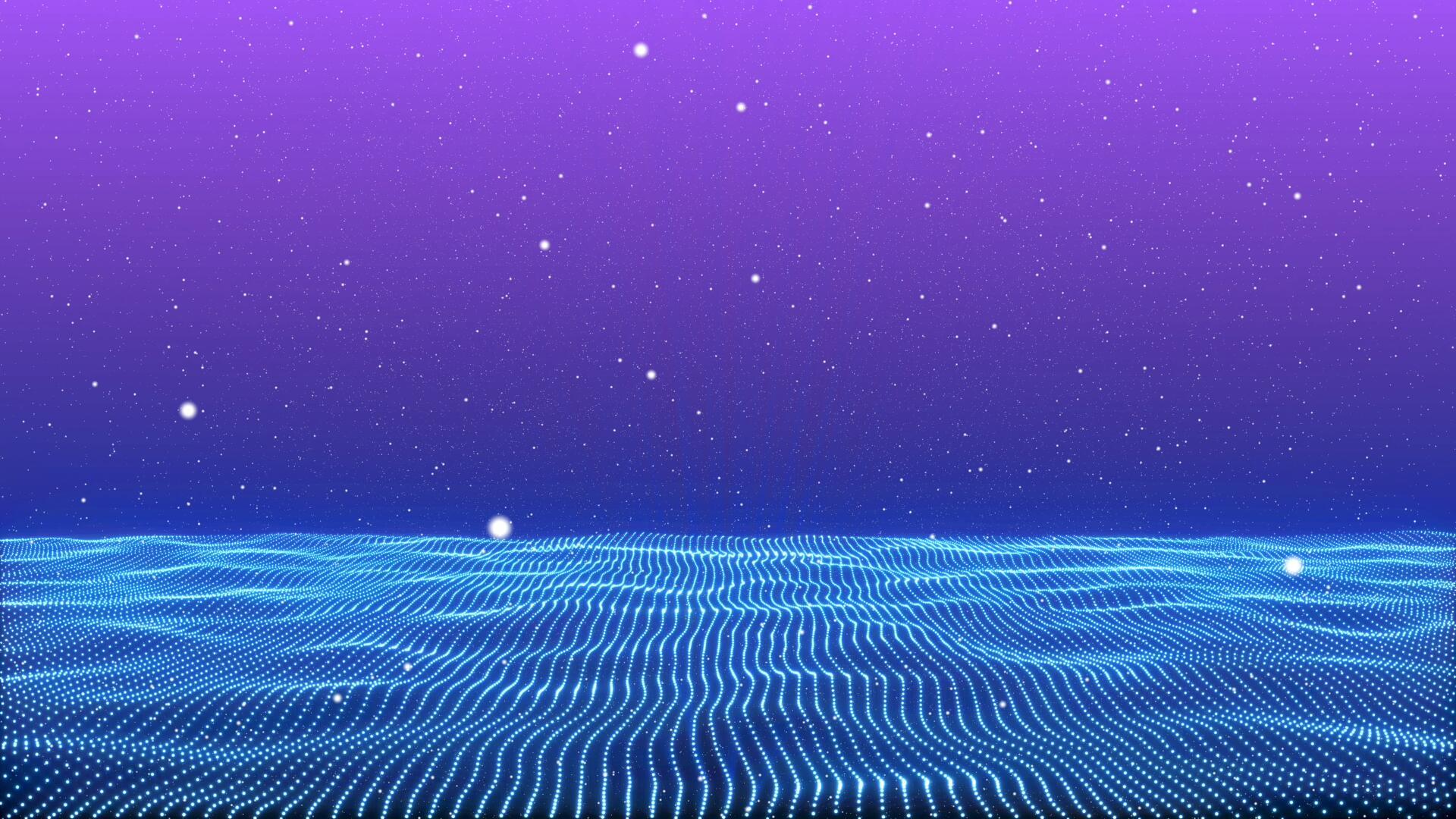 发光水面粒子背景视频的预览图