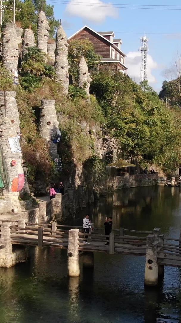 贵州花溪夜郎谷航拍视频的预览图