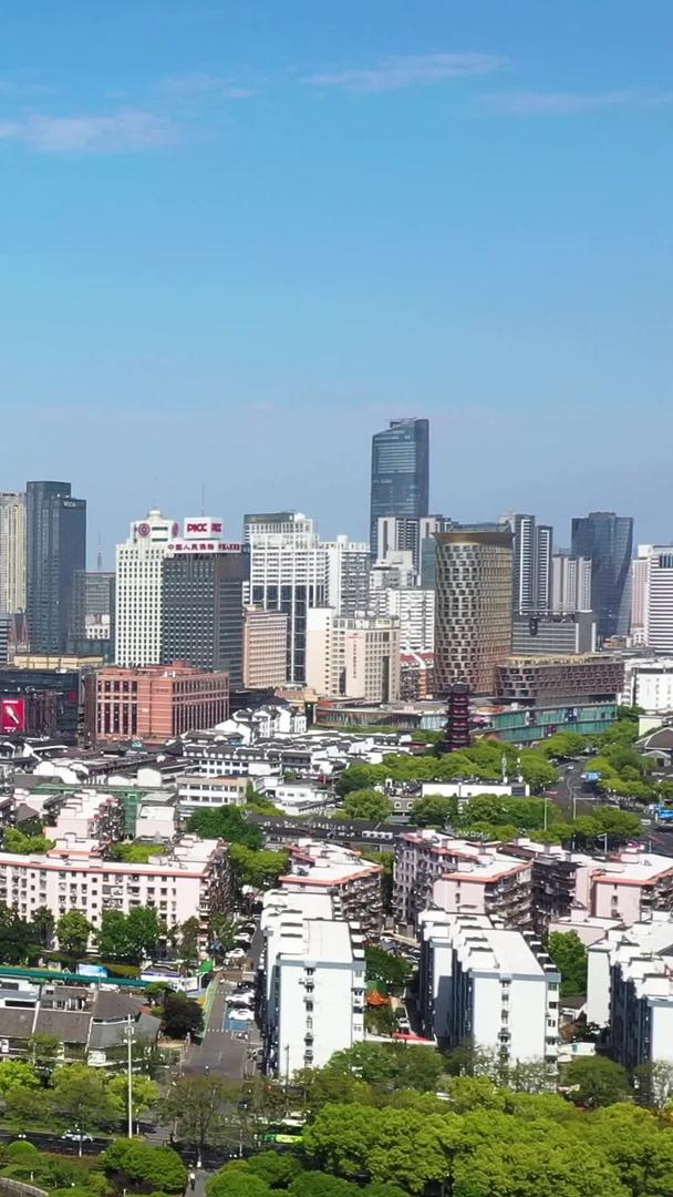 浙江宁波城市航拍建筑风景视频视频的预览图