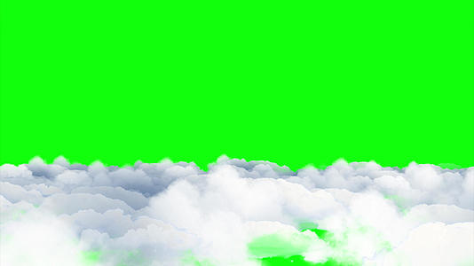 云层穿越绿幕元素视频的预览图