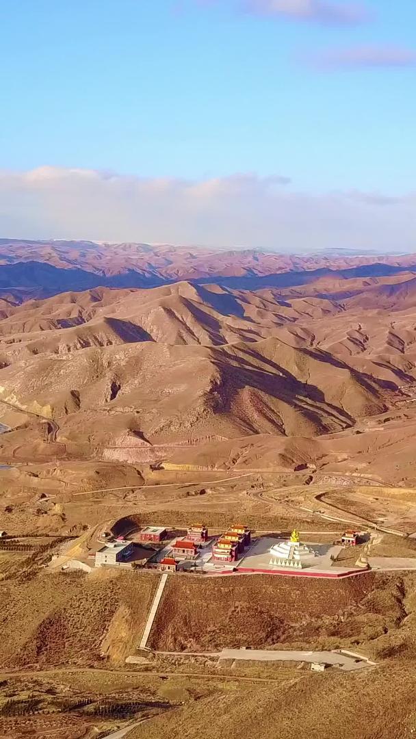内蒙古蓝冰湖泊航拍视频的预览图