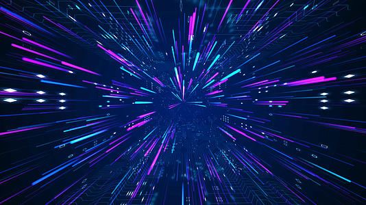 三维粒子隧道4K背景视频的预览图