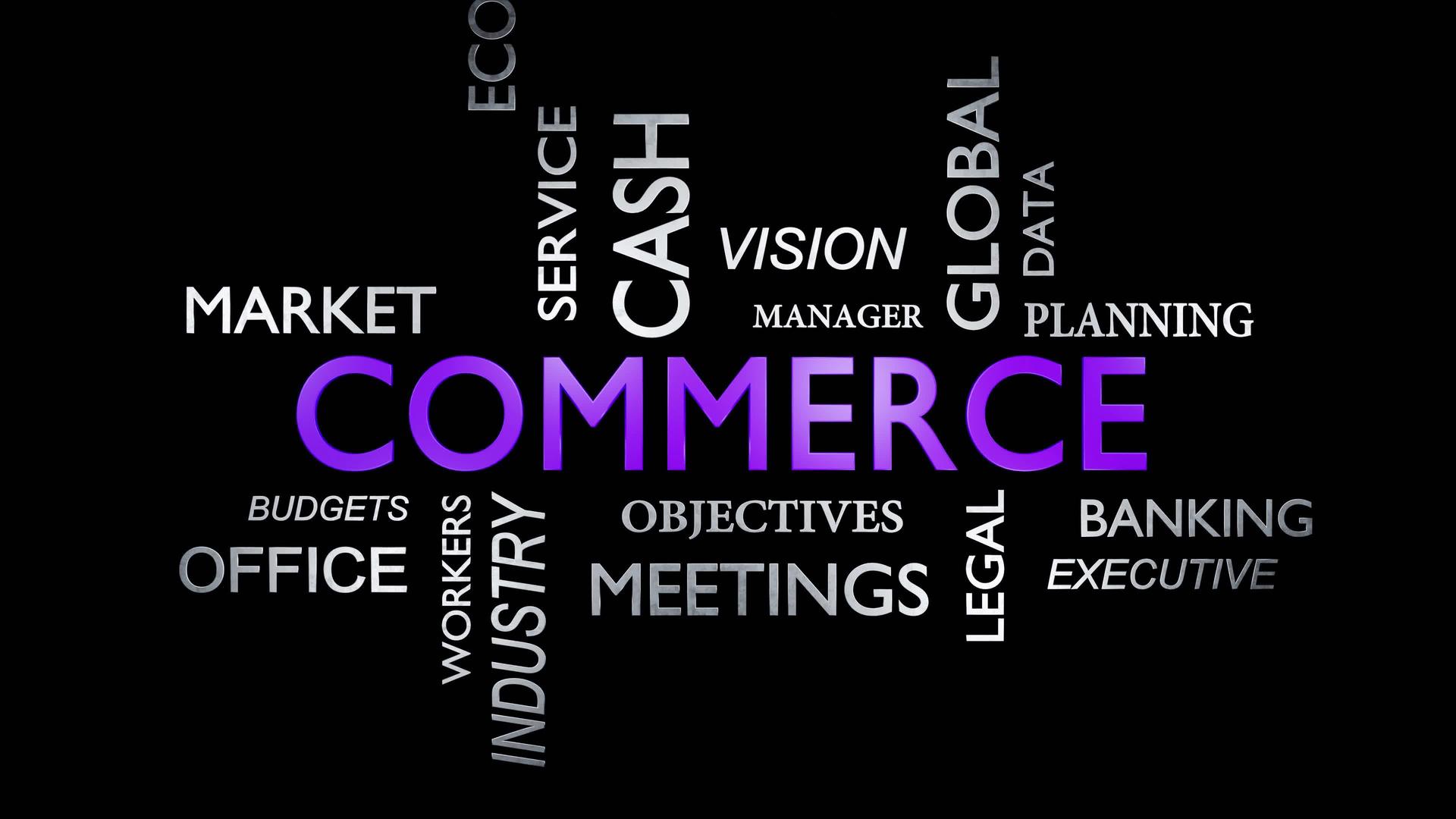 商业或商业交易概念词库视频动画视频的预览图