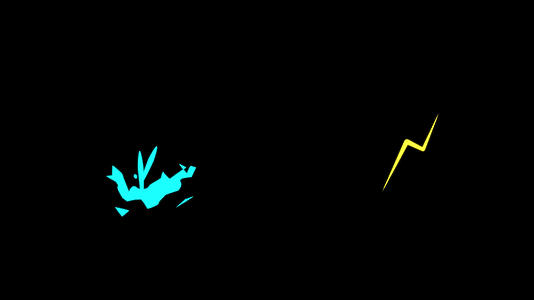 MG动态元素发光闪电视频的预览图