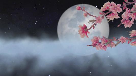 中秋节明月背景视频的预览图