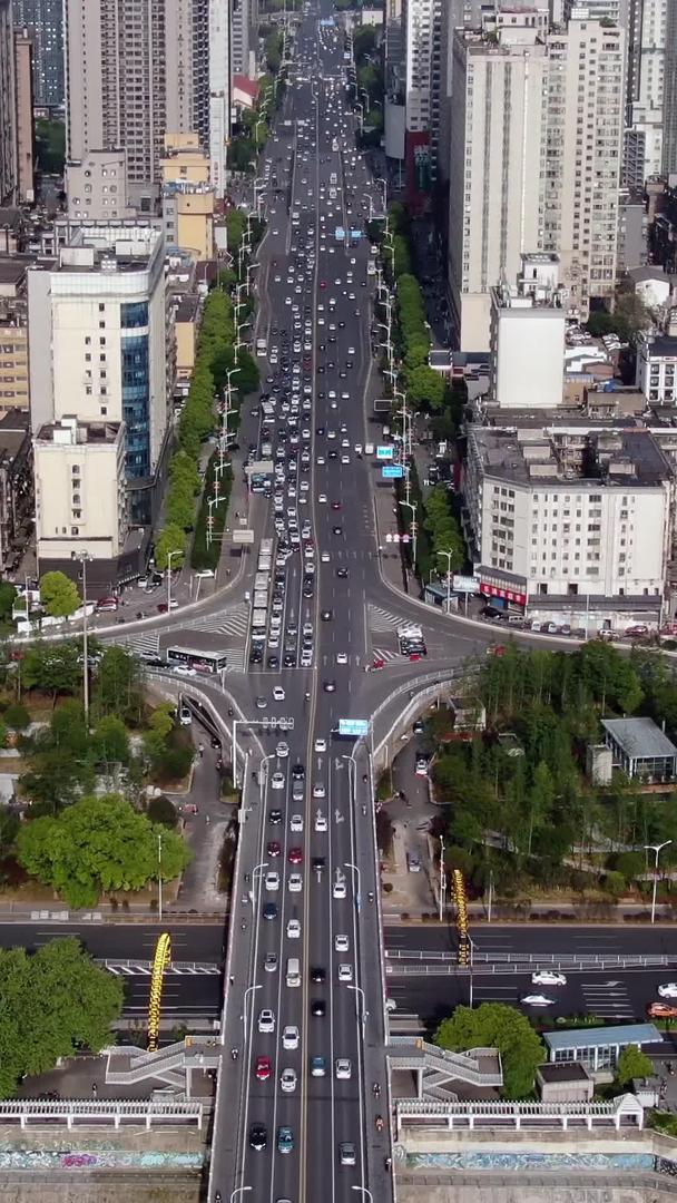 城市航拍交通流量视频的预览图