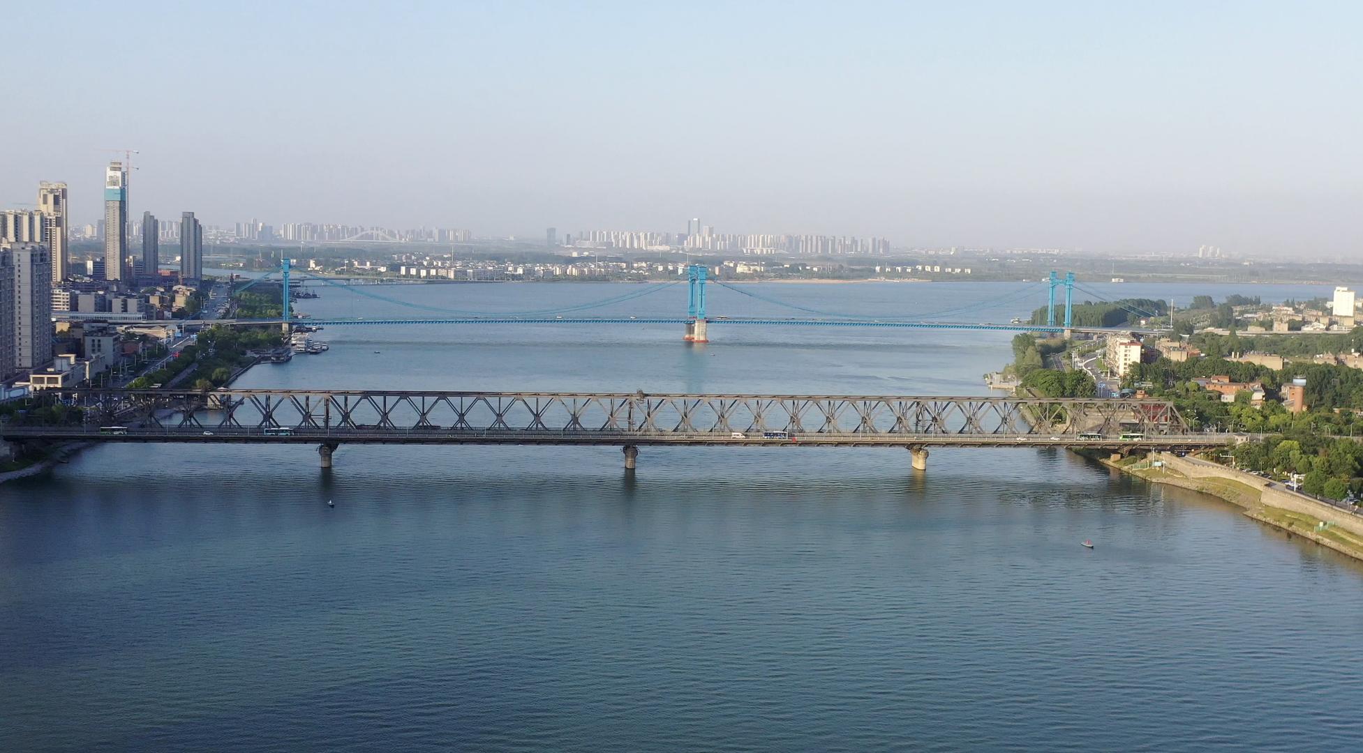 湖北襄阳汉江大桥视频的预览图