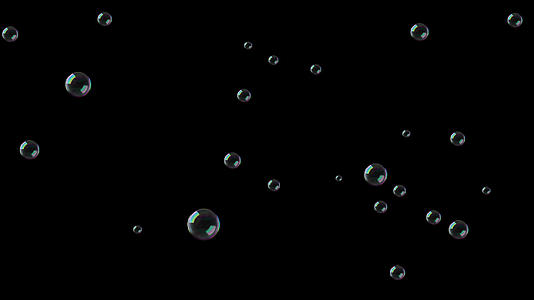 阿尔法河漂浮在空气中的水泡视频的预览图
