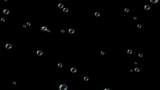 空气中的水泡在阿尔法河中升起视频的预览图