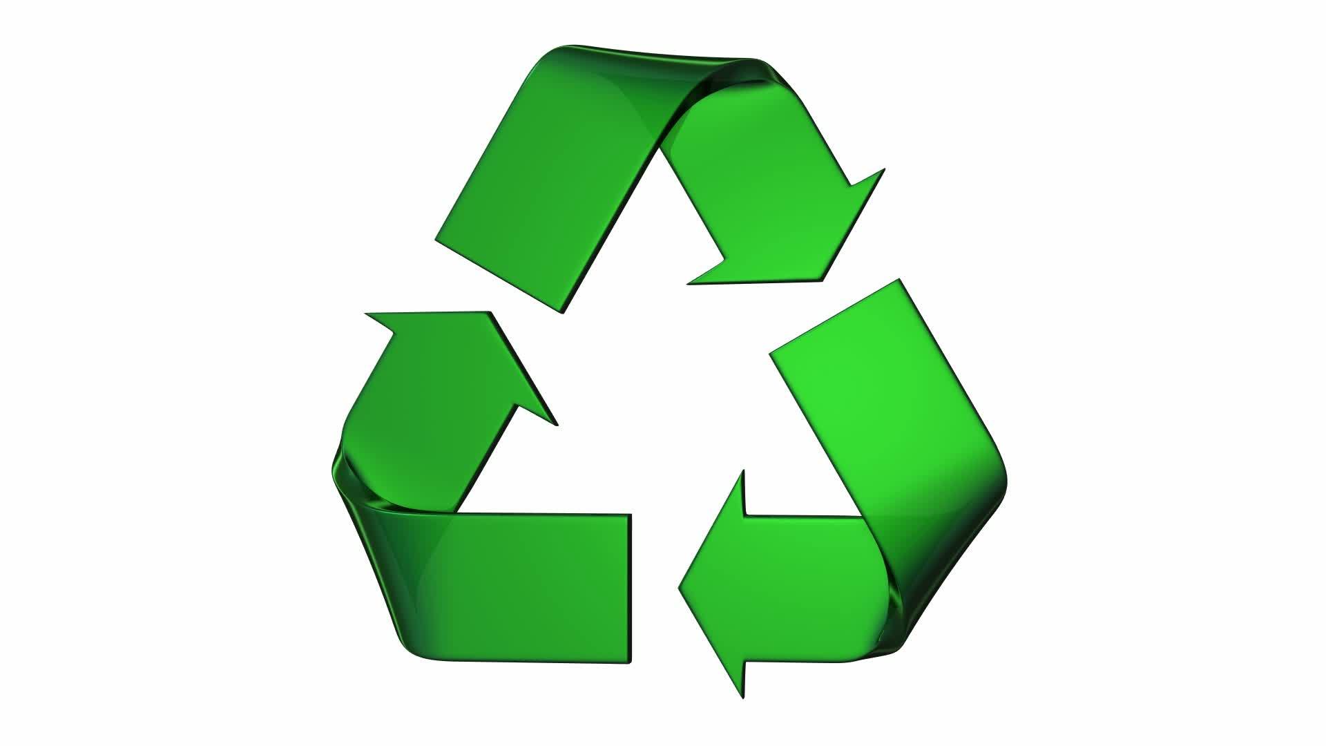 转换回收绿色标志视频的预览图