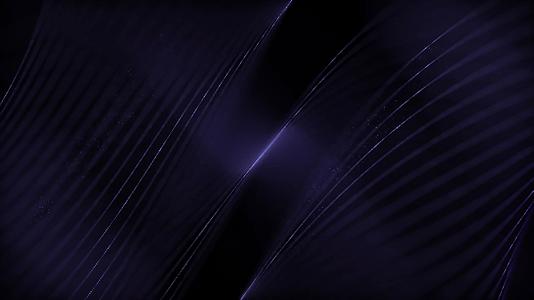 动态蓝色科技感粒子波浪带通道视频元素视频的预览图