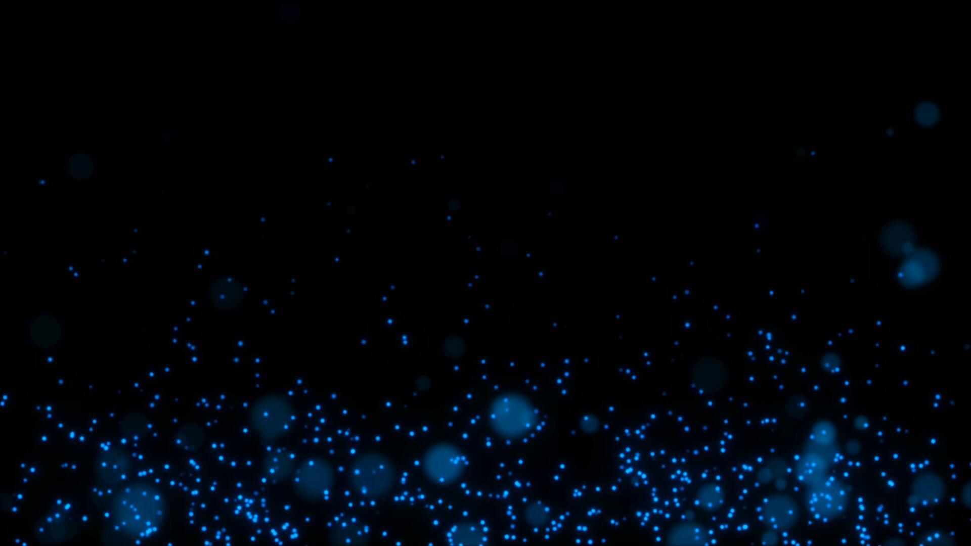 蓝色粒子沸腾视频的预览图