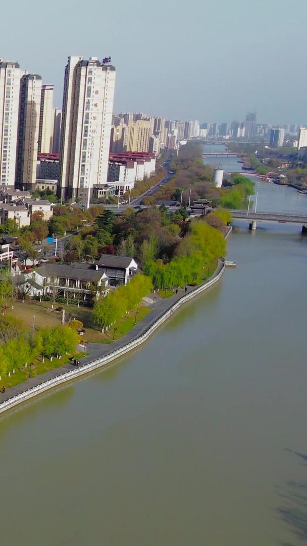 淮安大运河航拍风景视频的预览图