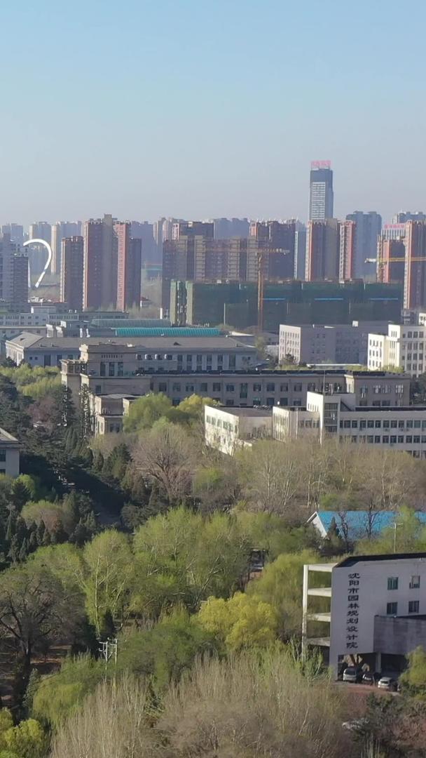 东北大学航拍视频沈阳城市风景视频的预览图