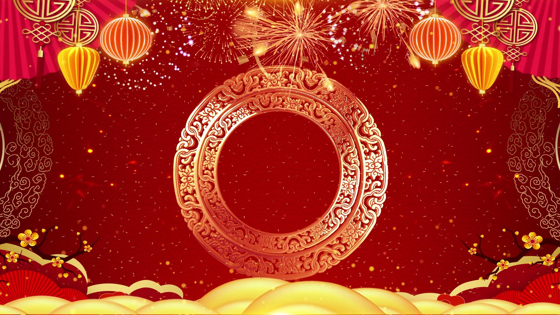 中国风新春背景视频的预览图