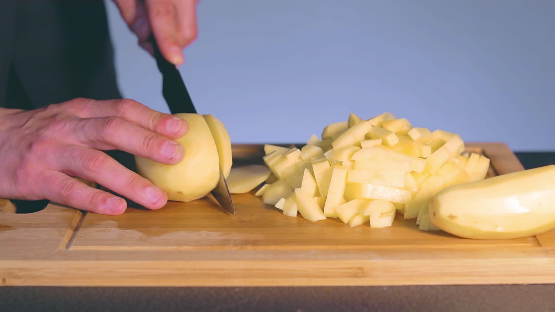 切土豆和自制材料视频的预览图