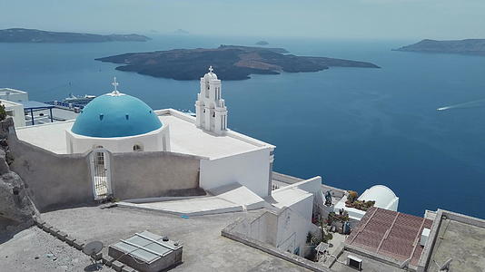 希腊圣托里尼视频的预览图