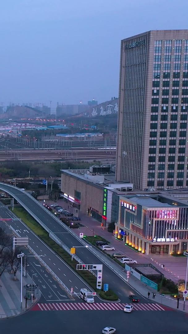 航拍在徐州东站视频的预览图