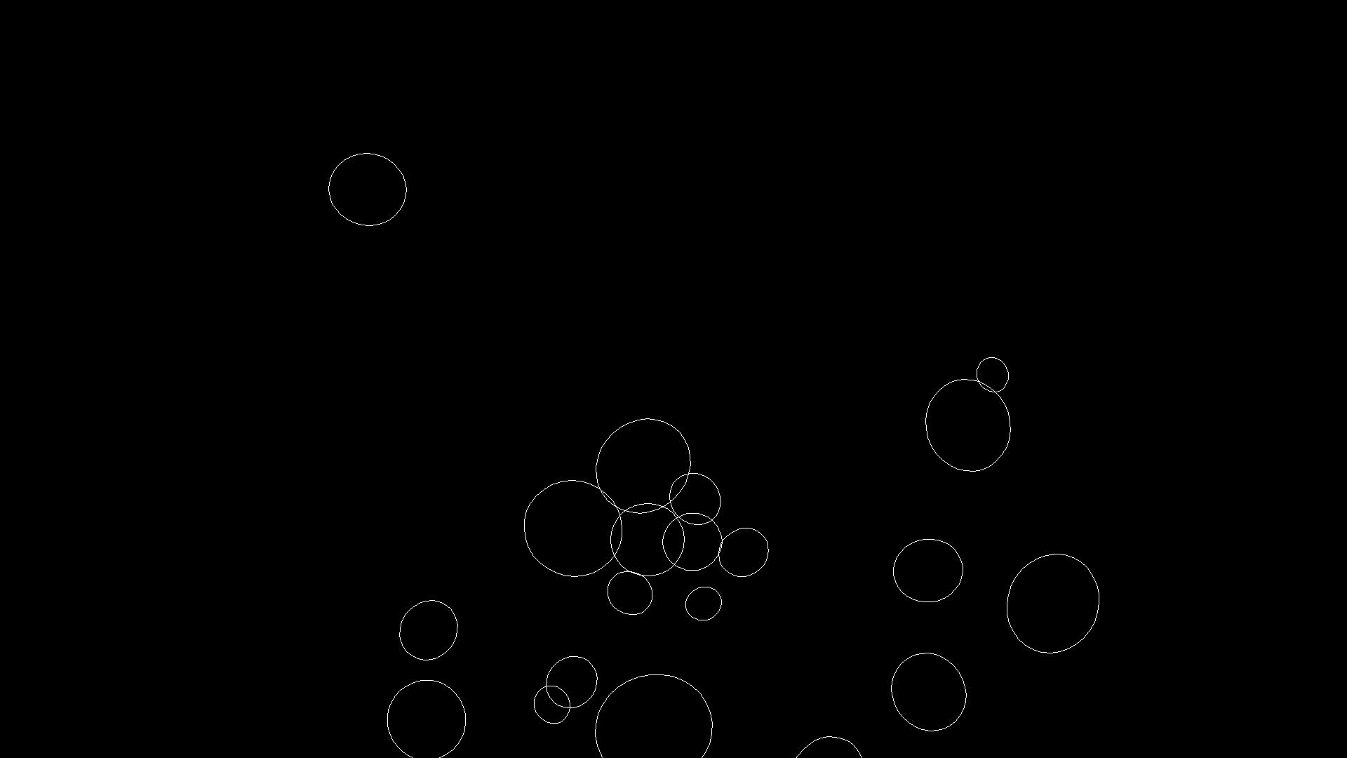 白色圈圈视频素材视频的预览图