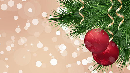 闪亮的圣诞节和新年背景包括红色假日装饰运动图形视频的预览图
