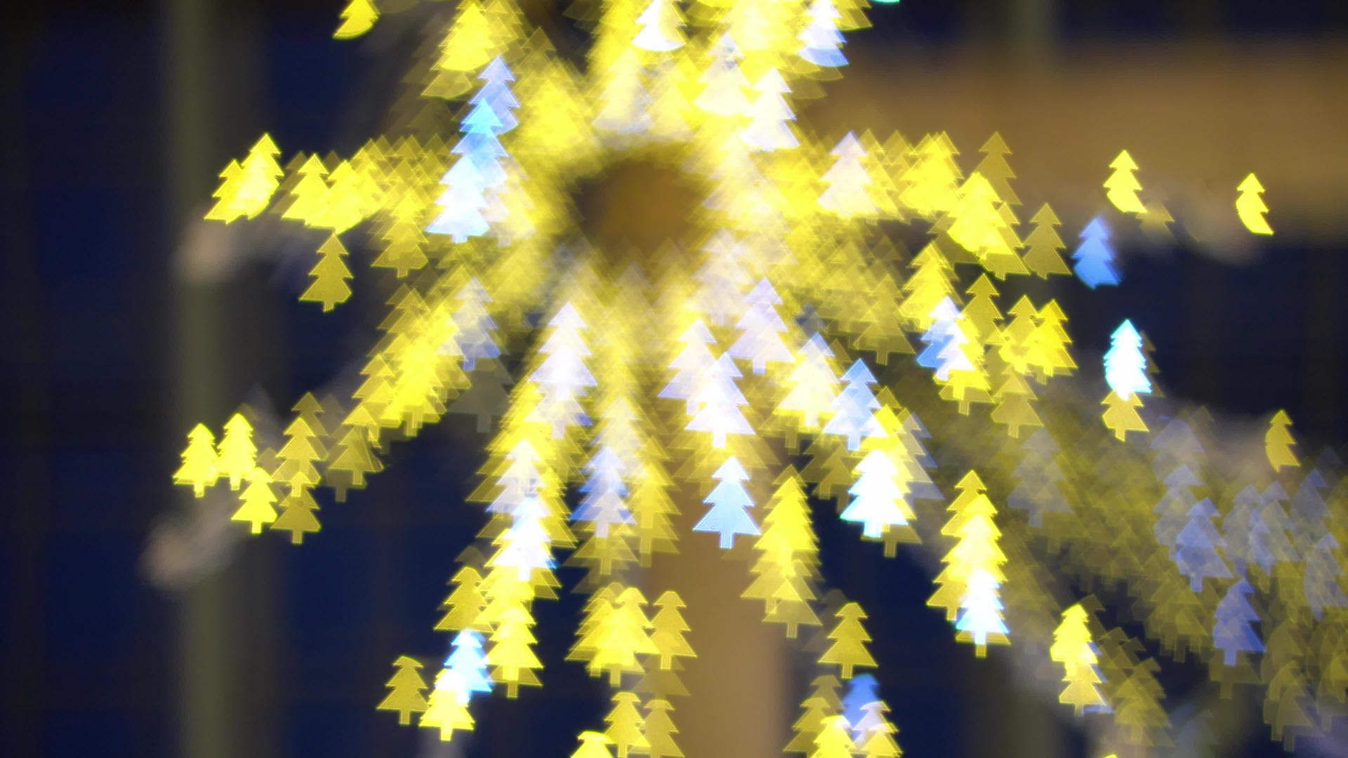 圣诞树光斑视频的预览图