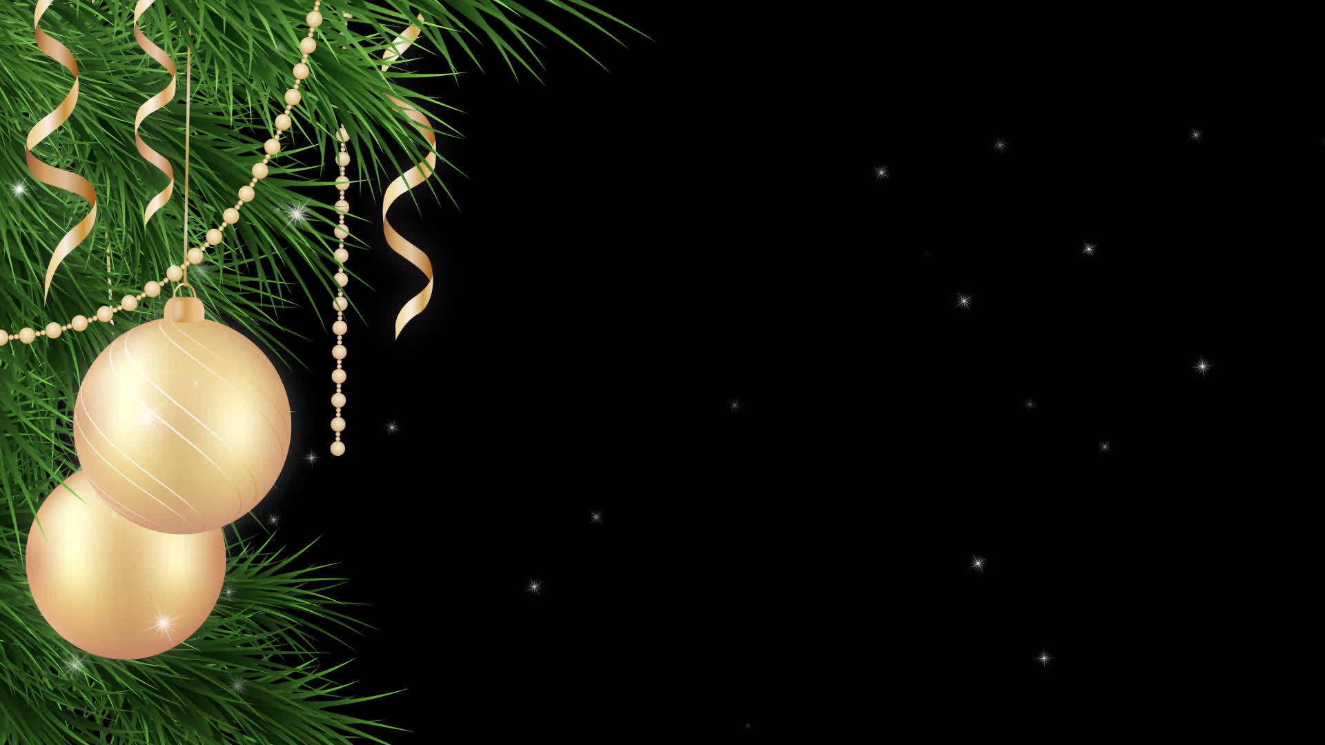 阿尔法频道周围的圣诞节和新年框架视频的预览图