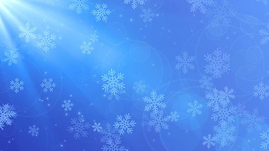 圣诞蓝色背景与雪运动图形有雪运动图形视频的预览图
