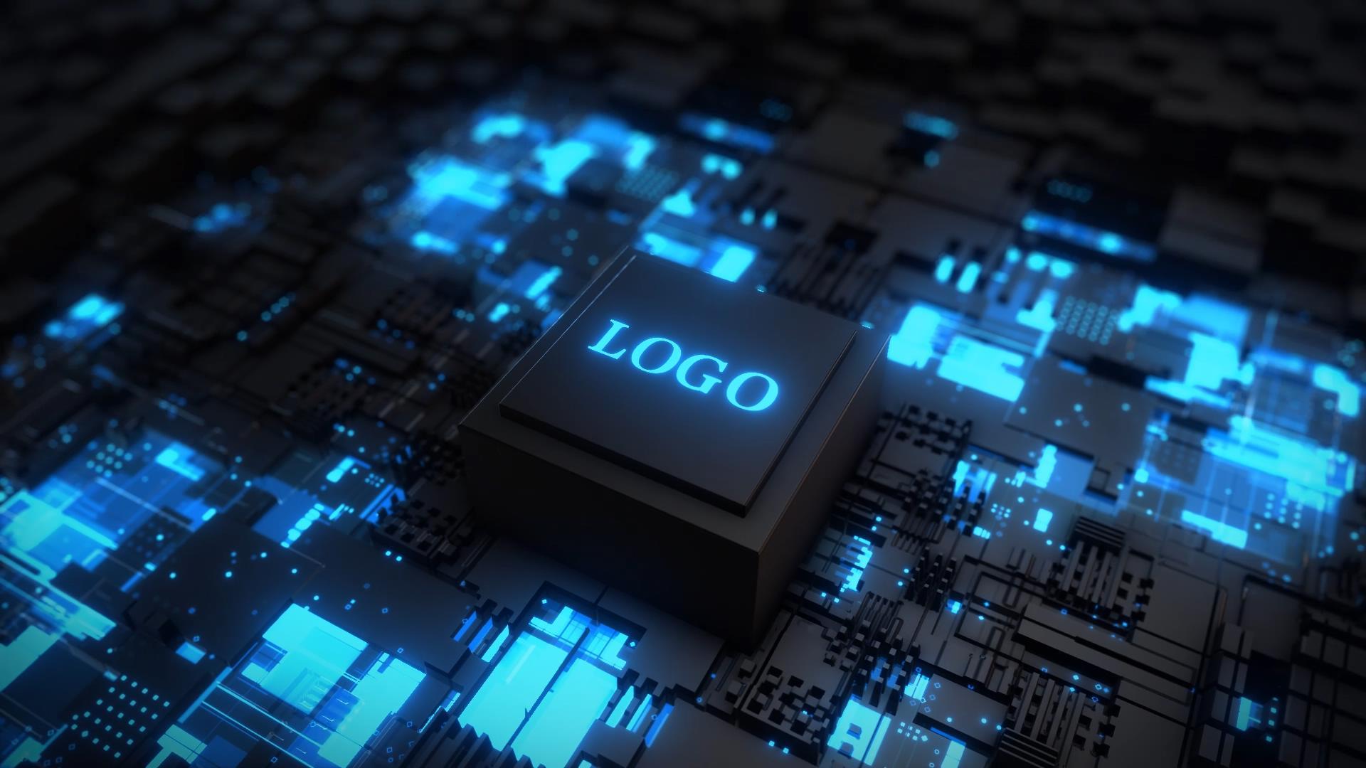 芯片科技企业产品宣传片片头模板视频的预览图