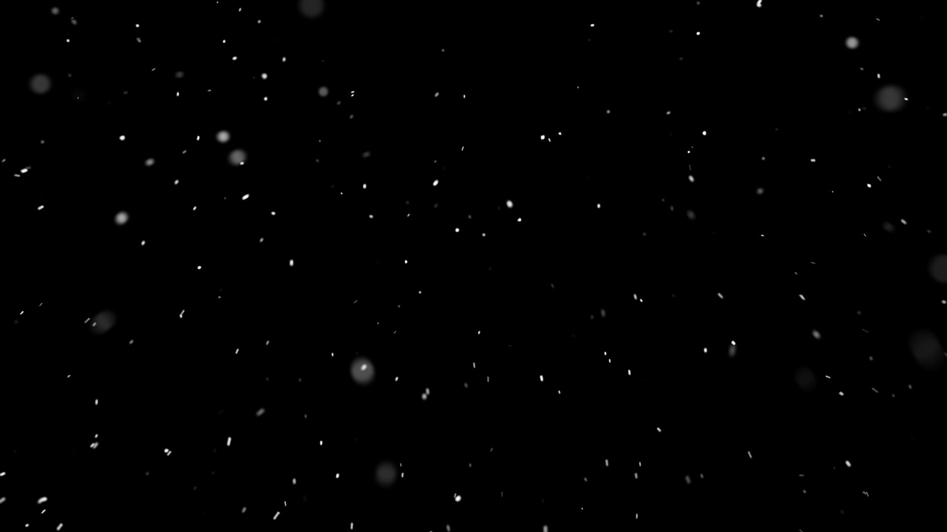 下中雪对镜头吹素材带通道视频的预览图
