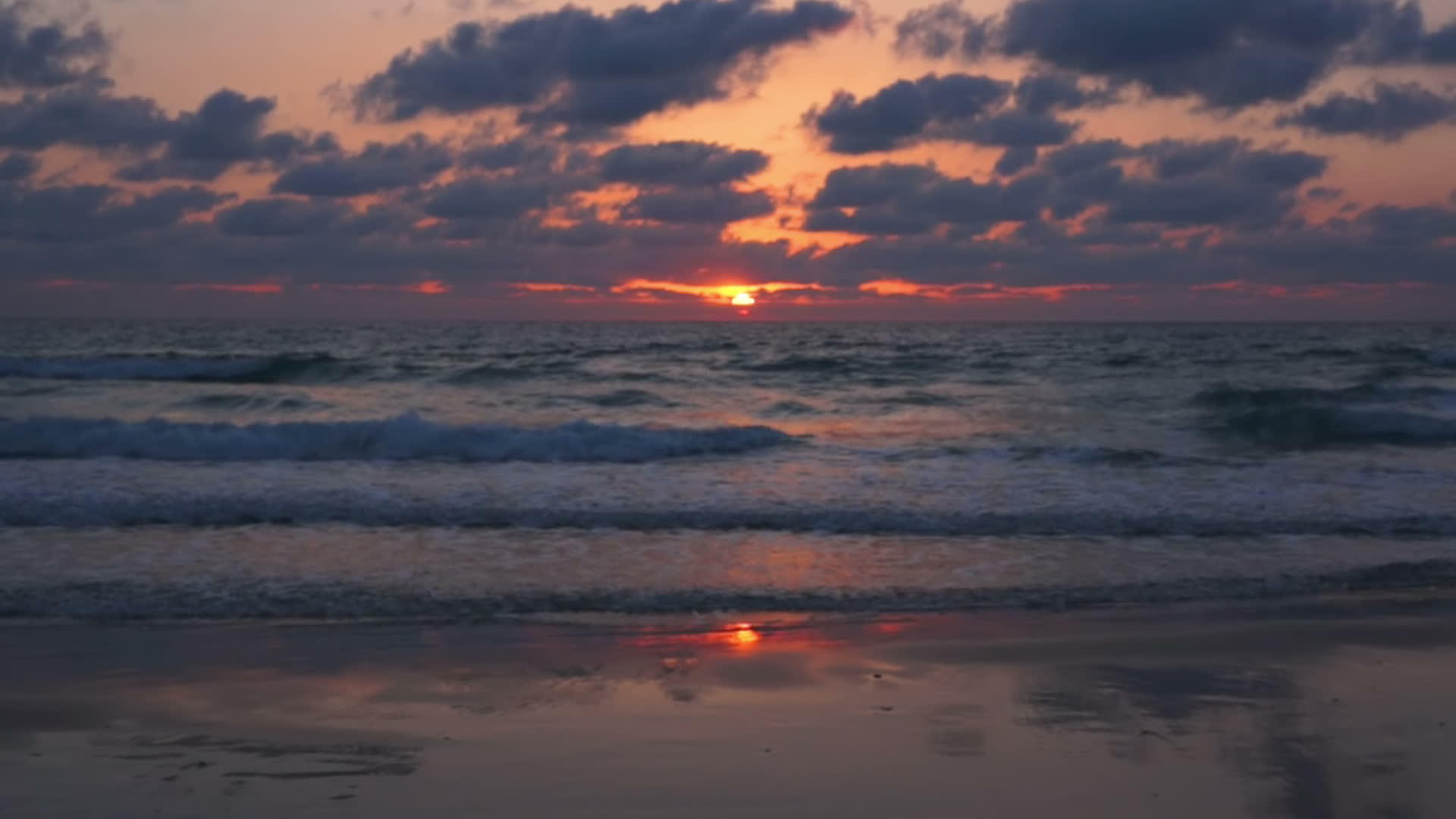 地中海的日落视频的预览图