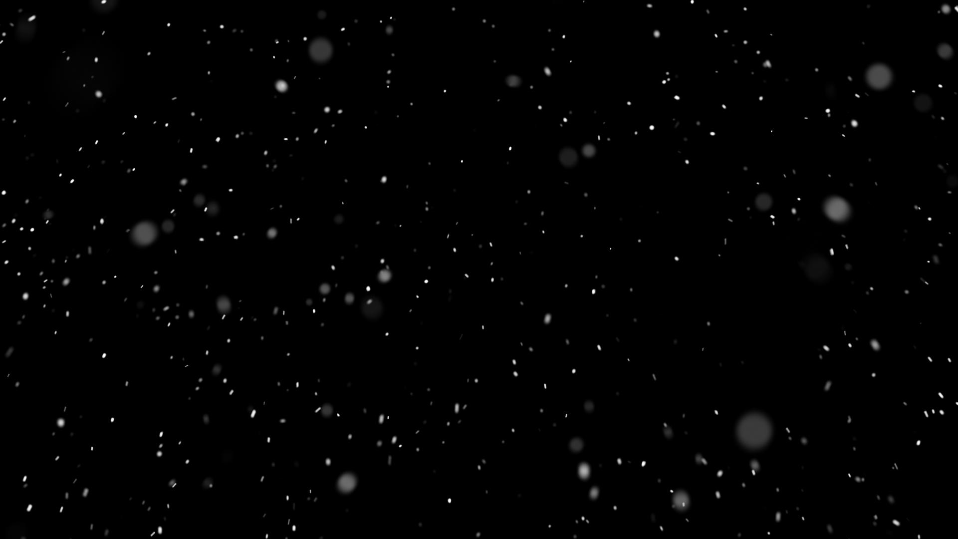 下大雪对镜头吹素材带通道视频的预览图