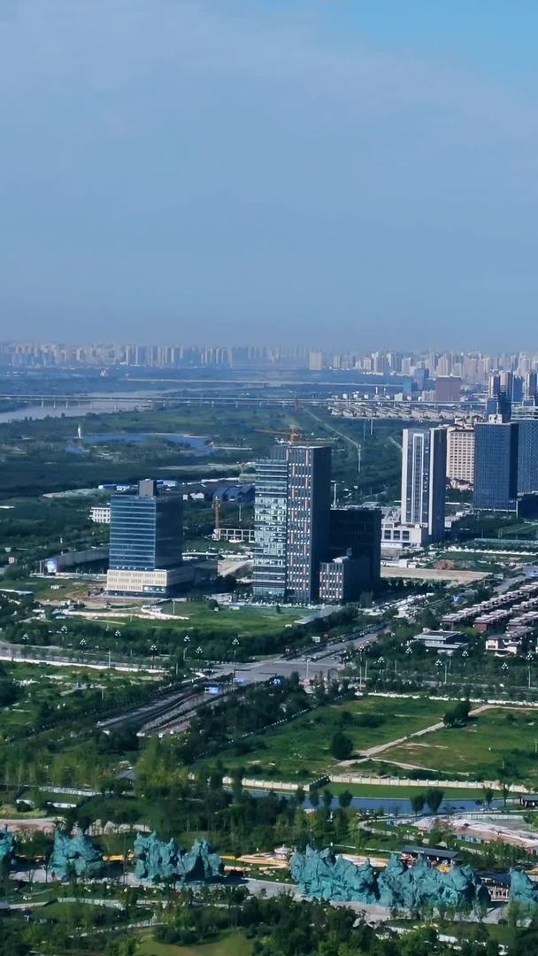 秦汉新城市景观航拍视频的预览图