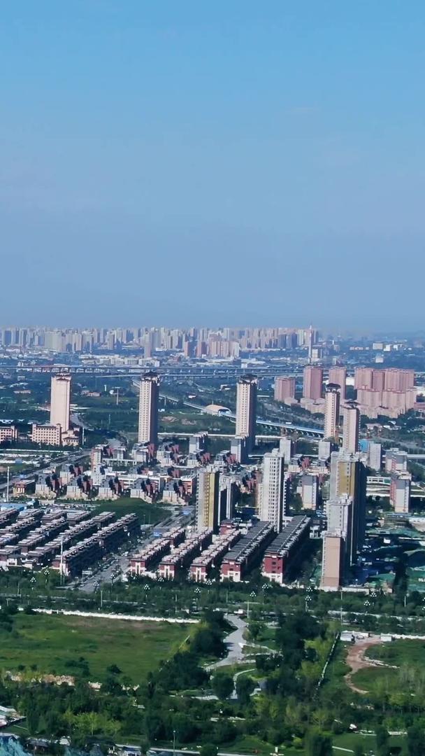 秦汉新城市景观航拍视频的预览图